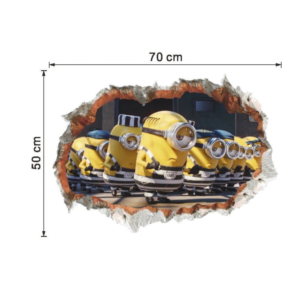 Despicable Minion #03 Wall Sticker Wall Decals for Decorative Kids Room 50*70cm