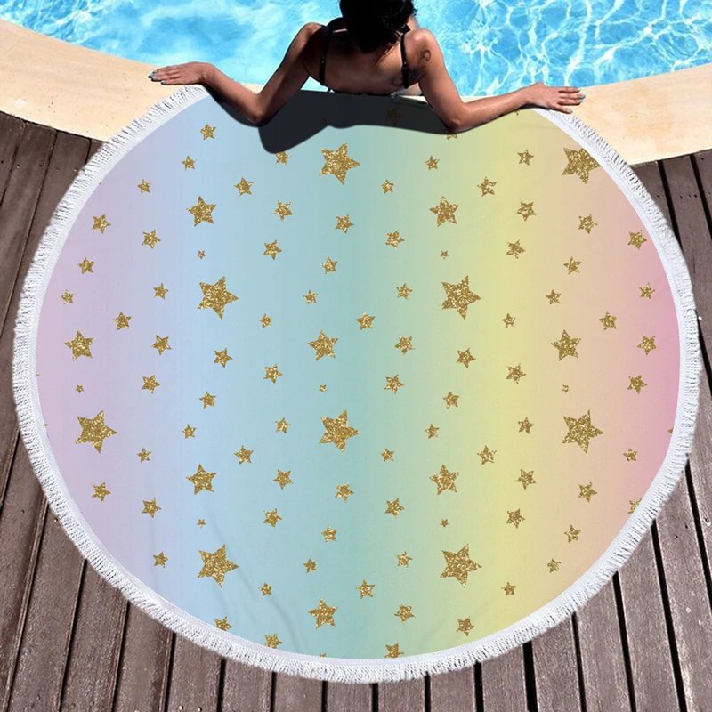 Unicorn cartoon series #03 Beach Towel Mat Travel Mat Home Decor Mat