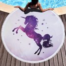 Unicorn cartoon series #05 Beach Towel Mat Travel Mat Home Decor Mat