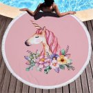 Unicorn cartoon series #07 Beach Towel Mat Travel Mat Home Decor Mat
