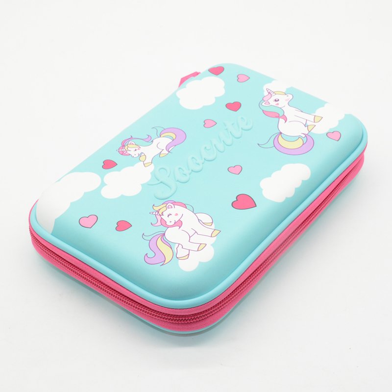 Unicorn Cartoon #02 Pencil Case For Children Boys Girls School Students