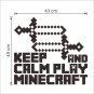 New Minecraft #08 Wall Sticker Wall Decals for Decorative Kids Room
