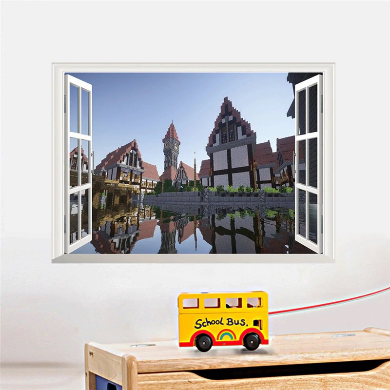 New Minecraft #11 Wall Sticker Wall Decals for Decorative Kids Room