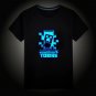 Minecraft #03 Fluorescent Short Sleeves Cotton Shirts Glow in the dark