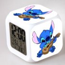 Lilo and Stitch Cartoon #02 LED Alarm Clock for Gift