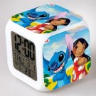 Lilo and Stitch Cartoon #05 LED Alarm Clock for Gift