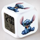 Lilo and stitch Cartoon #07 LED Alarm Clock for Gift