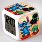 Lilo and stitch Cartoon #06 LED Alarm Clock for Gift