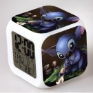 Lilo and stitch Cartoon #17 LED Alarm Clock for Gift