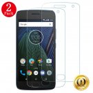 [2-PACK] Motorola Moto G5 Plus, Ultra-Clear Tempered Glass Screen Protector Film