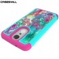 For LG Fortune Case, [Shock Absorption] Hybrid Dual Layer Armor Defender Cover