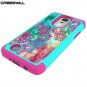 For LG Fortune Case, [Shock Absorption] Hybrid Dual Layer Armor Defender Cover