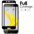 For HTC Bolt - Black Full Coverage 9H Hardness Tempered Glass Screen Protector