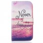 Patterned Wallet PU Leather Stand Phone Case for Samsung Galaxy AMP 2 / J1 2016