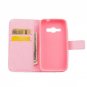 Patterned Wallet PU Leather Stand Phone Case for Samsung Galaxy AMP 2 / J1 2016