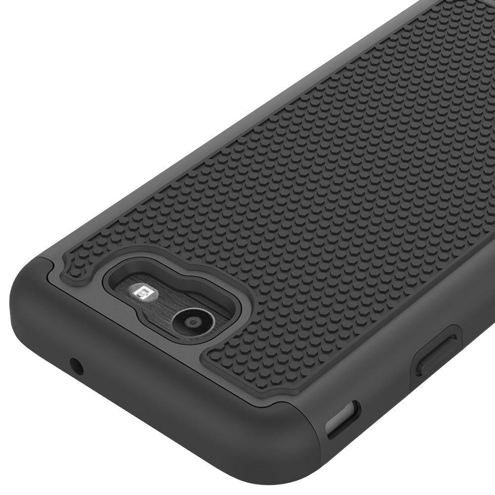 For Samsung Galaxy J7 Sky Pro Case Hard & Silicone Hybird Shockproof Phone Cover