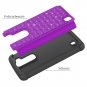 For LG Treasure 4G LTE Case Diamond Bling Hybrid Armor Protective Phone Cover