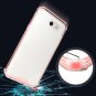 For Samsung Galaxy J3 Eclipse Clear Hard Back Hybrid TPU Bumper Case Phone Cover