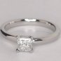 2.00 Ct Simulated Diamond Engagement and Wedding Ring 14k White Gold Over
