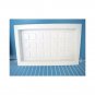 Crawl Space Recessed Foundation Vent Cover - White (8"x16" Foundation Openings)