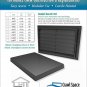 Crawl Space Access Door with Louvers (16"x24")