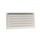 Crawl Space Vent Cover Outward Mounted - White (10"x18")