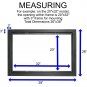 Crawl Space Access Door with Louvers - Fits 12" H x 32" W Openings