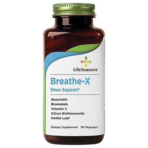 Life Seasons BreatheX 90 Vegicaps Allergy Sinus Support FREE SHIPPING