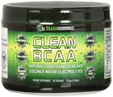 Clean Machine Clean BCAA 4.66 Oz Unflavored Powder Supplement 30 Servings