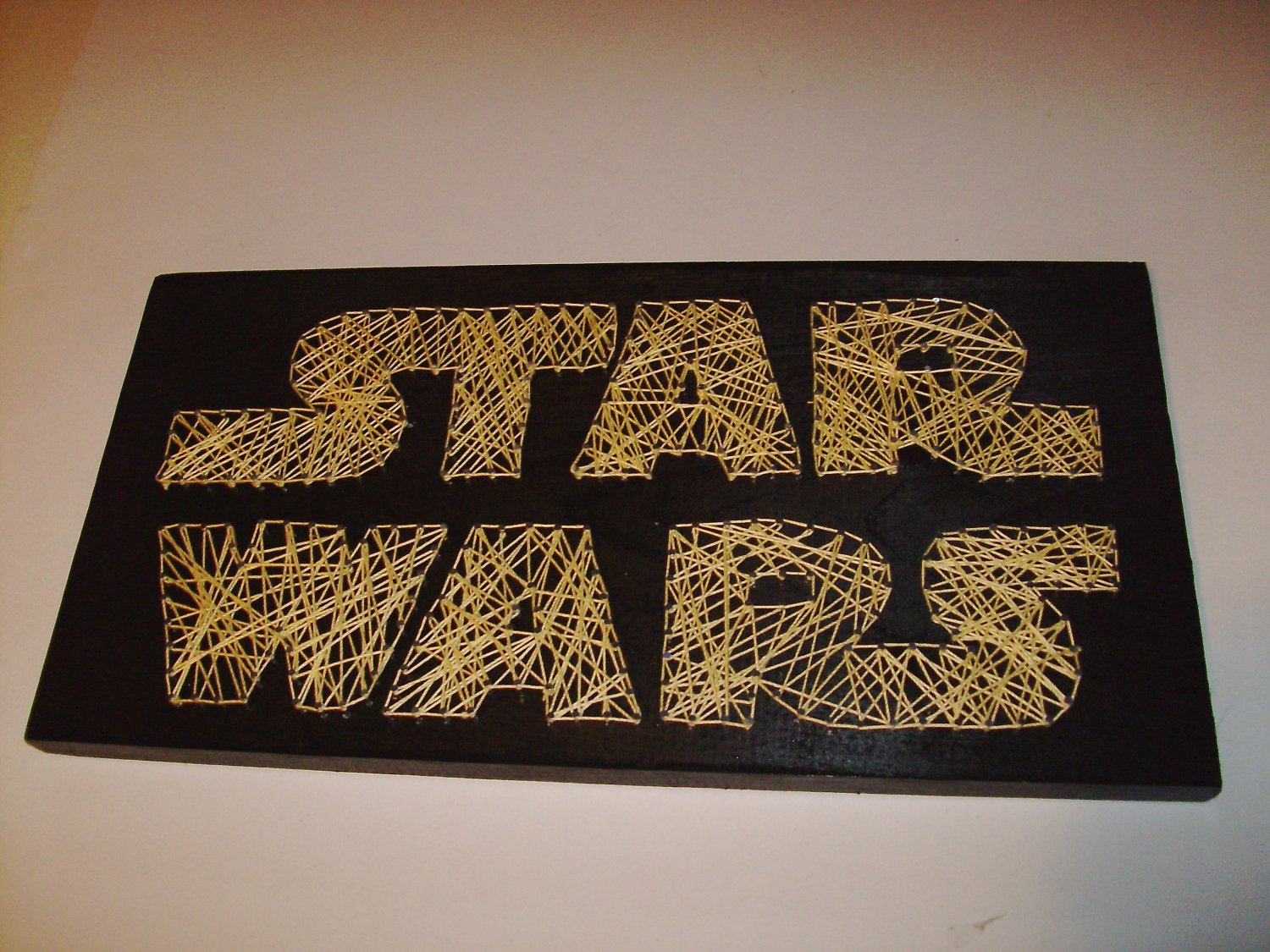 Star Wars -- String Art -- Star Wars Logo -- Handcrafted -- Limited Edition