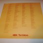 Abba - The Visitors (SD 19332) on 33 rpm Vinyl LP