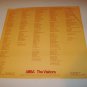 Abba - The Visitors (SD 19332) on 33 rpm Vinyl LP