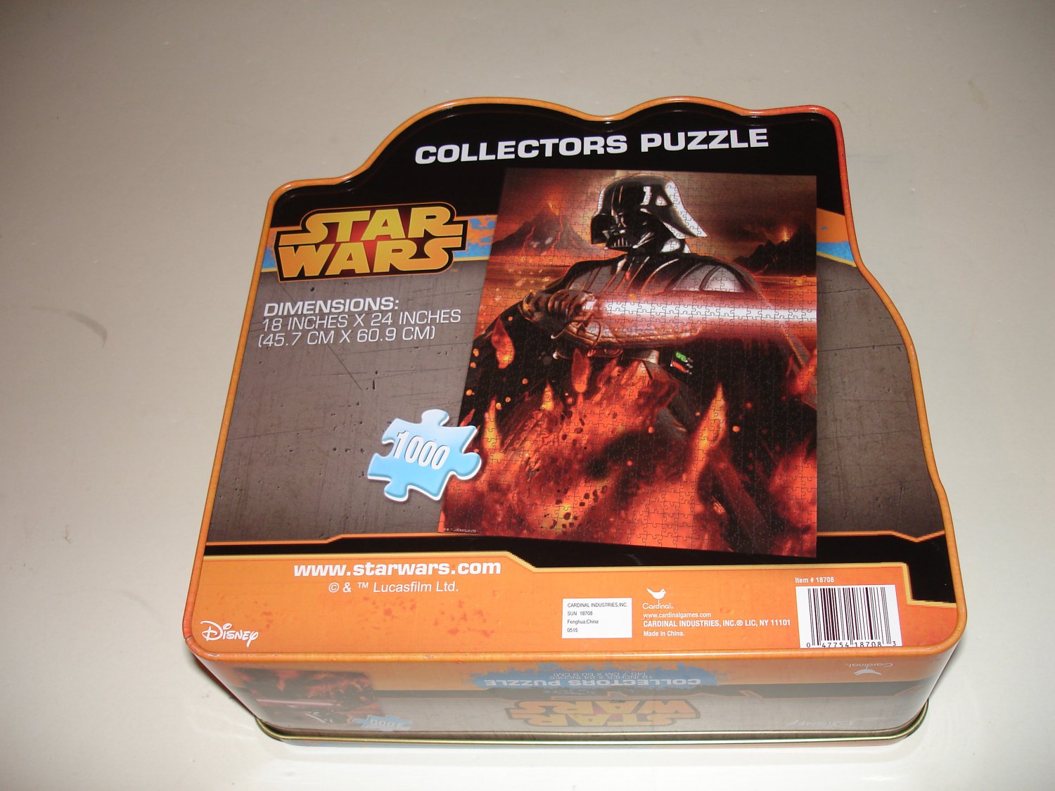 Star Wars Collectors Puzzle Darth Vader 1000 Pieces/Tin (18708) E