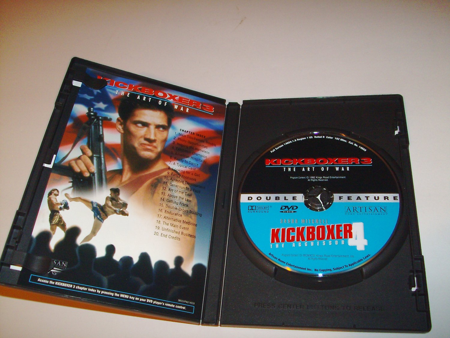 Kickboxer 3 + Kickboxer 4 (Double Feature) on DVD
