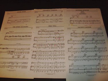 Rush -- Permanent Waves -- Sheet Music -- Piano / Vocal / Guitar