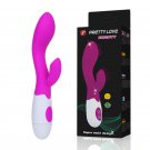 Sex Toys For Women Dual Motors Massager Silicone Vibrating Penis With Powerful Clit Vibrator