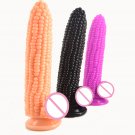 Big dildo suction cup fake penis corn dick sex toys particle surface vagina