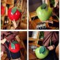 Women Crossbody Bags Red Circular Apple Bag Fashion Messenger Bags