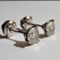 1.5CT Diamond Stud Earrings 14k white gold 3 prong martini settings