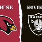 Arizona Cardinals Oakland Raiders House Divided Flag 3x5ft 150x90cm