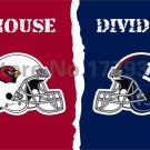 Arizona Cardinals New York Giants helmets House Divided Flag3ft x 5ft