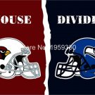Arizona Cardinals vs Seattle Sea hawks House Divided Rivalry Flag 90x150cm