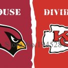 Arizona Cardinals Kansas City Chiefs House Divided Flag 3x5ft 150x90cm