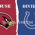 Arizona Cardinals Indianapolis Colts House Divided Flag 3x5ft 150x90cm