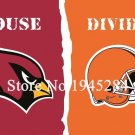 Arizona Cardinals Cleveland Browns House Divided Flag 002 3x5ft