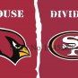Arizona Cardinals San Francisco 49ers House Divided Flag 002 3x5ft