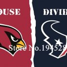 Arizona Cardinals Houston Texans House Divided Flag 3x5ft 150x90cm