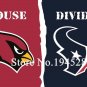 Arizona Cardinals Houston Texans House Divided Flag 3x5ft 150x90cm