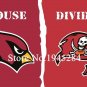 Arizona Cardinals Tampa Bay Buccaneers House Divided Flag 3x5ft