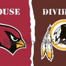 Arizona Cardinals Washington Redskins House Divided Flag 3x5ft
